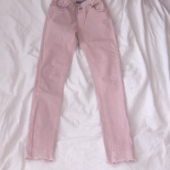 mango pink jeans